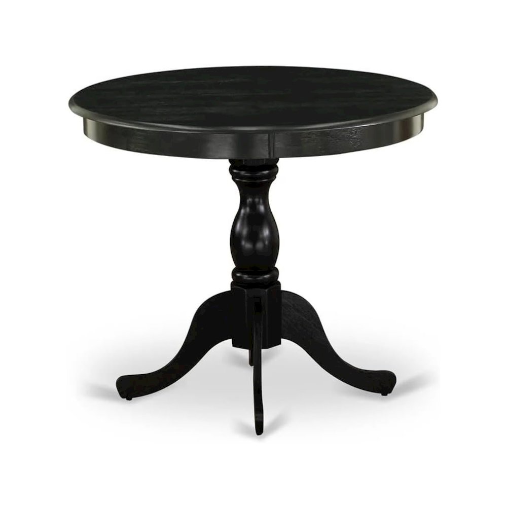 Black 5 Pc Breakfast Nook Table Set, Kitchen Table and Chairs for 4. Picture 7