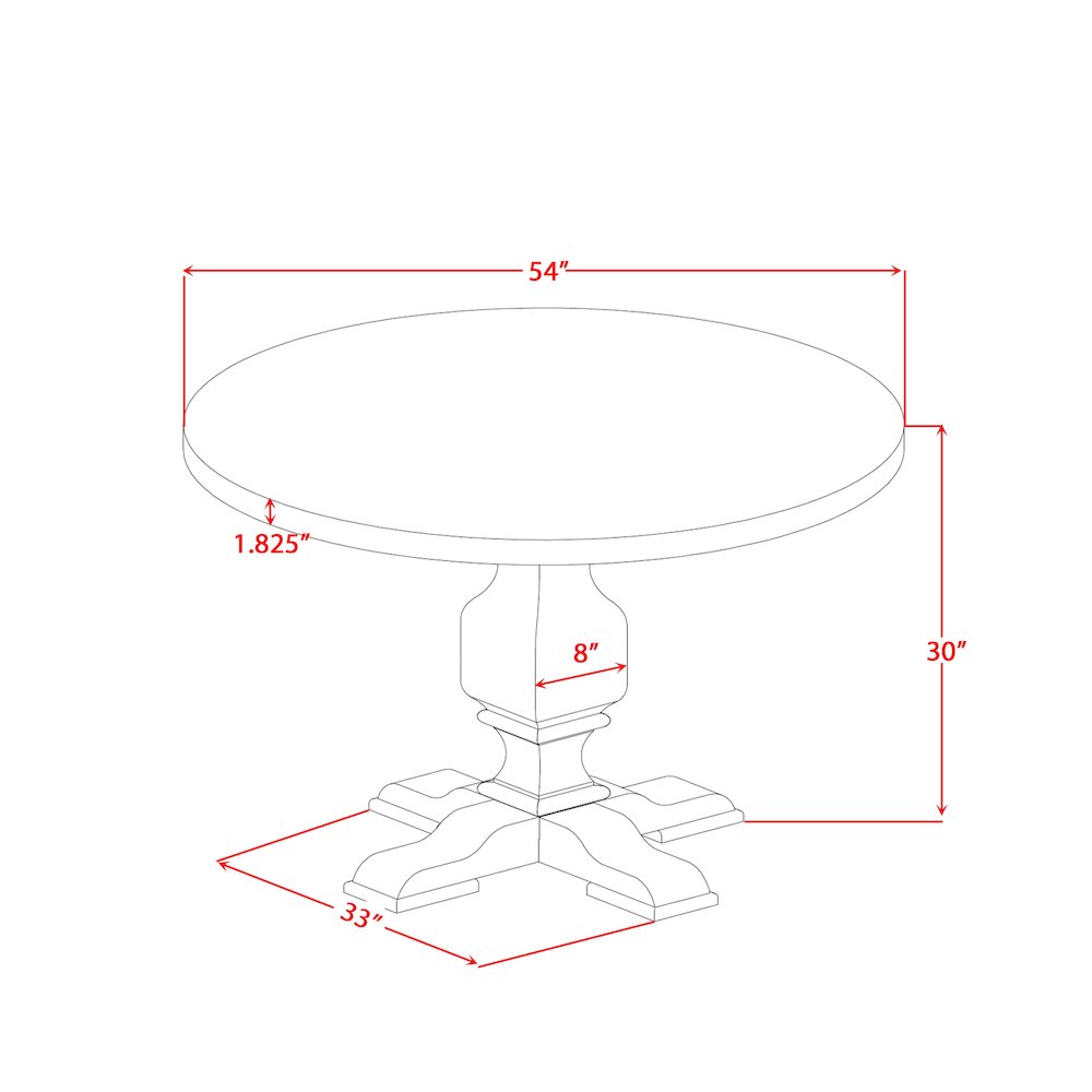 7-Piece Modern Dining Table Set A Kitchen Table, 6 Grey Fabric Dining Chairs. Picture 6
