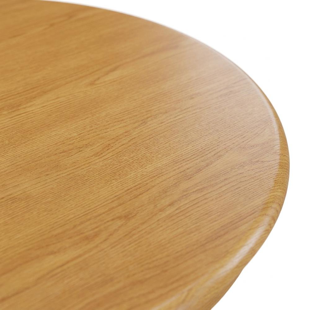 Solid Wood Round Small Kitchen Table & Chairs 3-Piece Dining Set. Picture 6