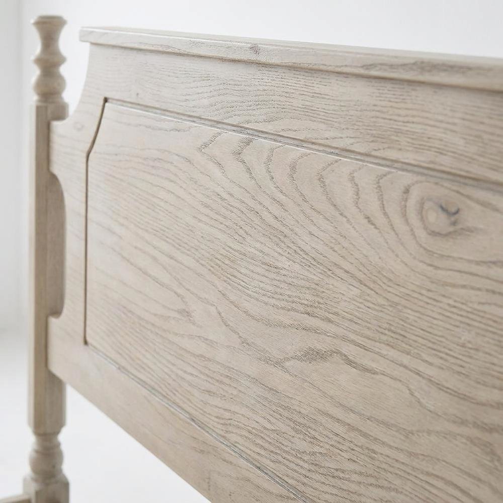 Solid Wood Platform Bed with Headboard, Traditional Queen Size. Picture 8