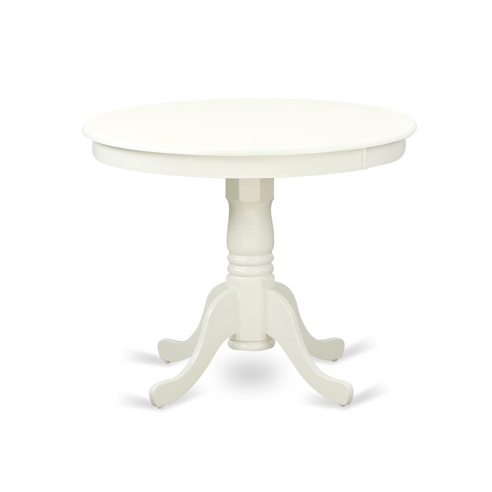 Dining Room Set Linen White, ANCL5-LWH-W. Picture 3