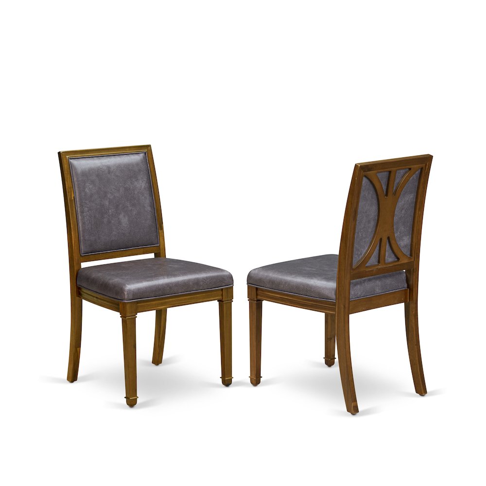9 piece Kitchen Table Set consists of a Dining Table and 8 kitchen Chairs. Picture 3