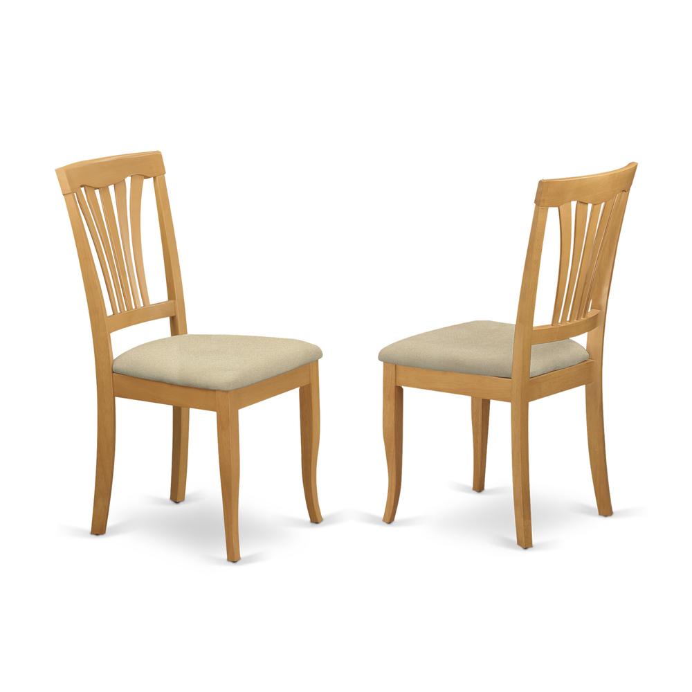 CAAV6-OAK-C 6-Pc Dinette set - Kitchen dinette Table and 4 Dining Chairs plus Wooden bench. Picture 4