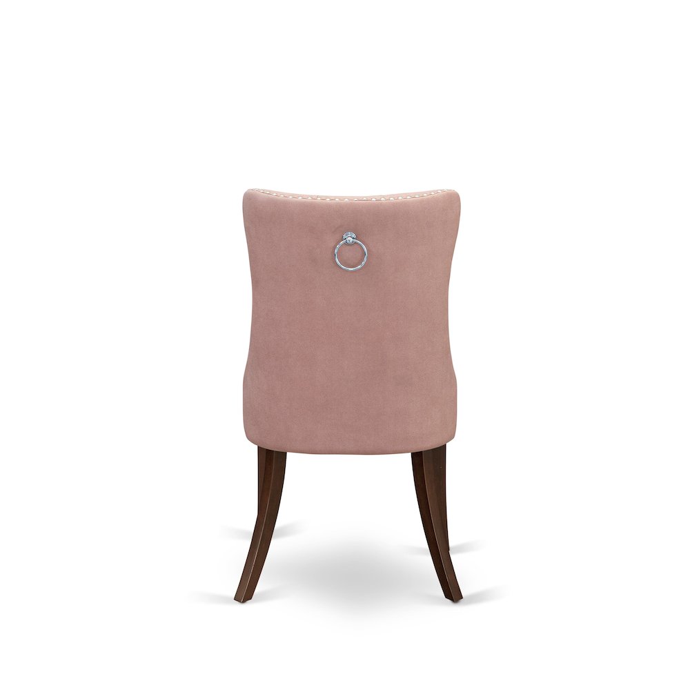 5 Piece Dining Room Set Consists of a Round Solid Wood Table with Dropleaf. Picture 11