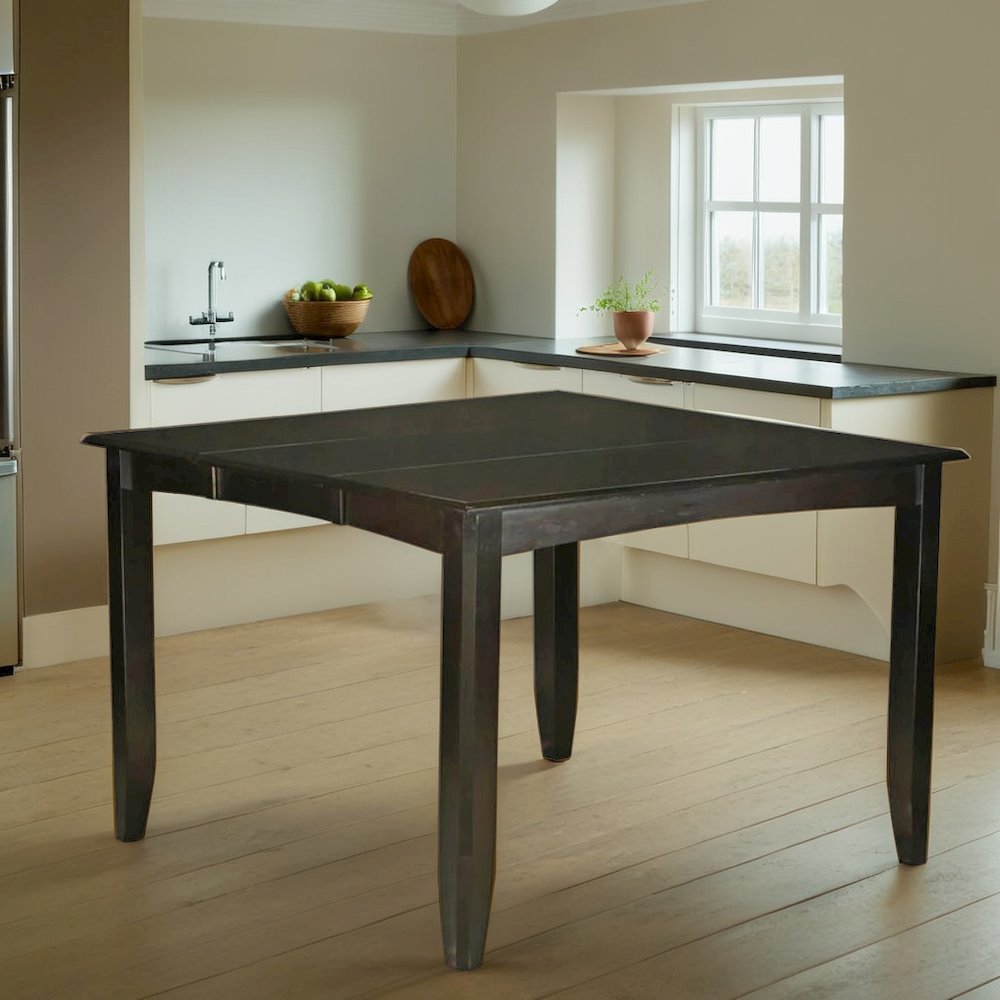 Elegant Counter Height Dining Table with Drop Leaf for Small Spaces. Picture 3