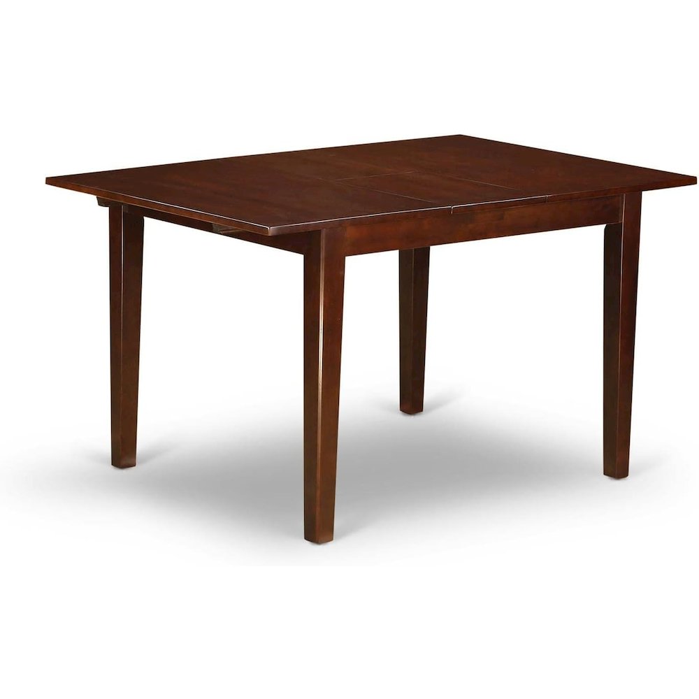 Solid Wood Drop Leaf Dining Table and Chairs for Small Spaces, Brown. Picture 6