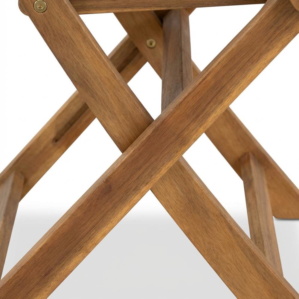 Oil-Finish Wooden Patio Chairs with Sturdy Frame and Weatherproof Finish. Picture 5