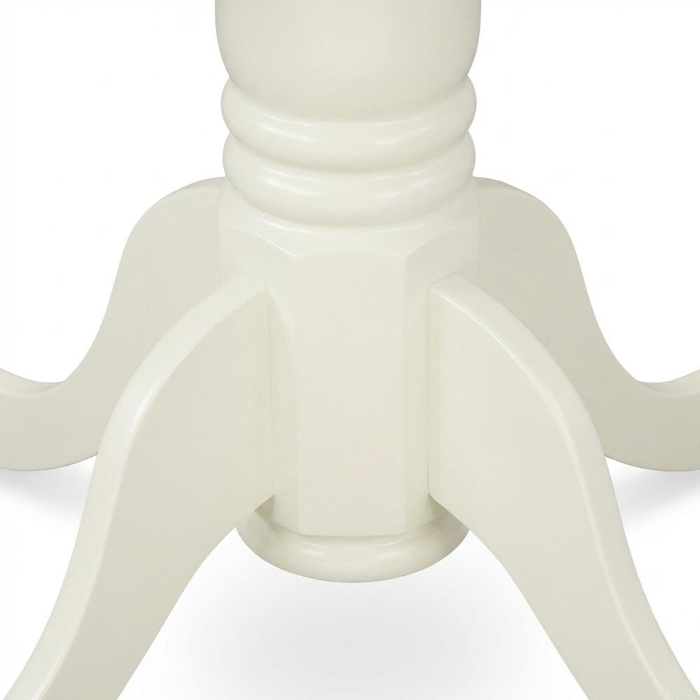 Elegant Round Small Dining Table – White Finish, Ideal for 2 or 4. Picture 6