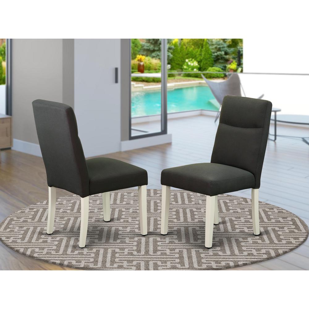 Dining Chair Linen White, BEP2B20. Picture 2