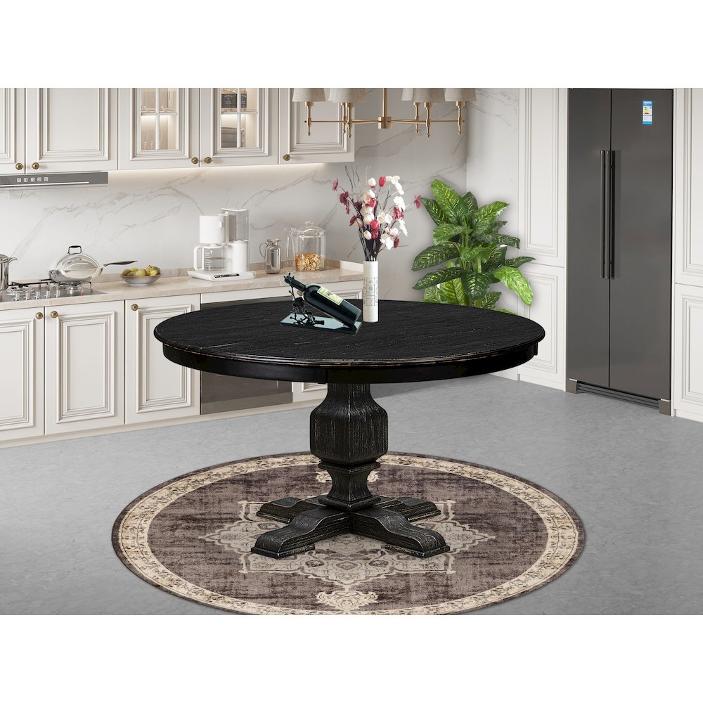 Wood Dining Table. Picture 2