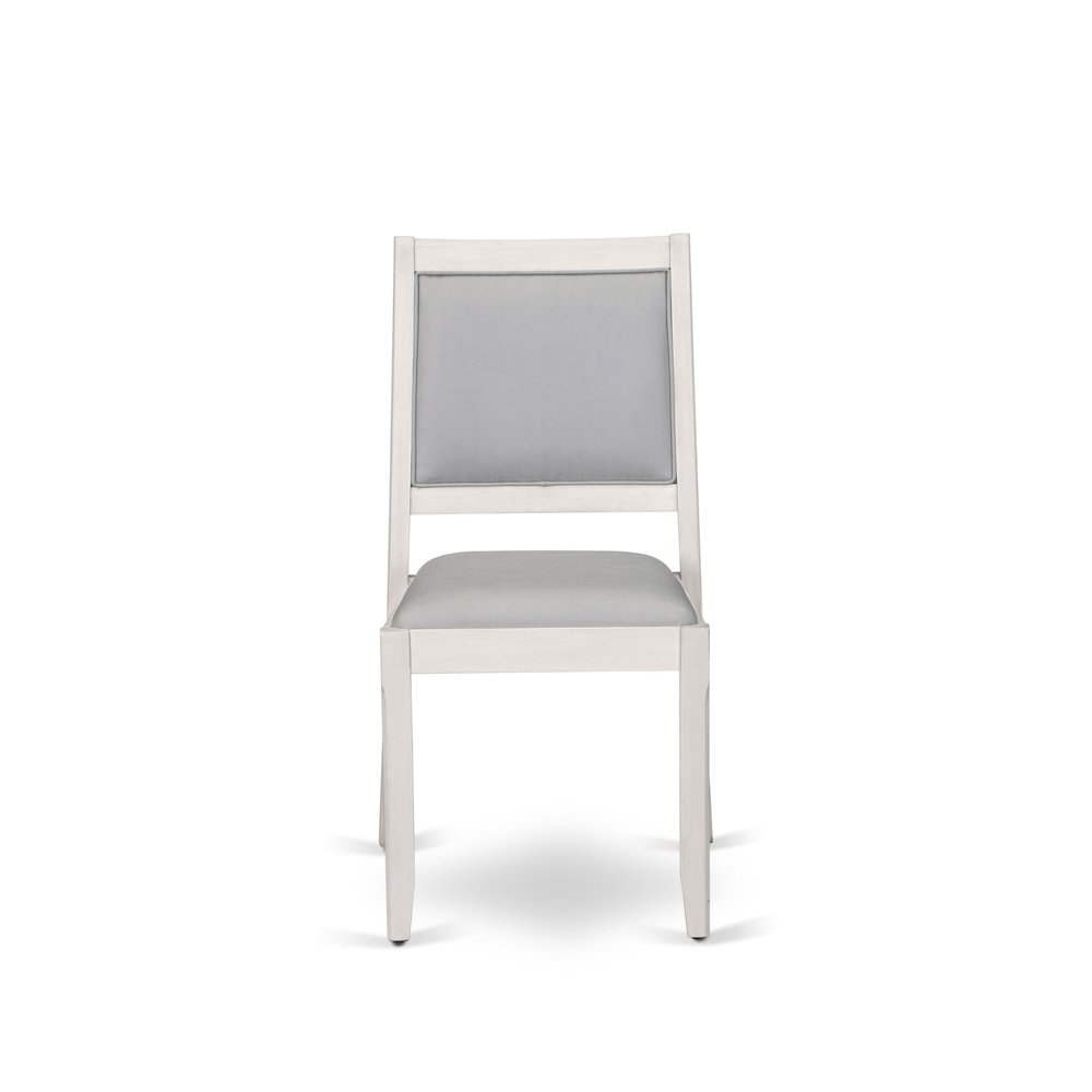 13 Pieces Extendable Dining Set, Antique White. Picture 11