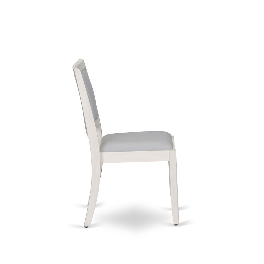 13 Pieces Extendable Dining Set, Antique White. Picture 13
