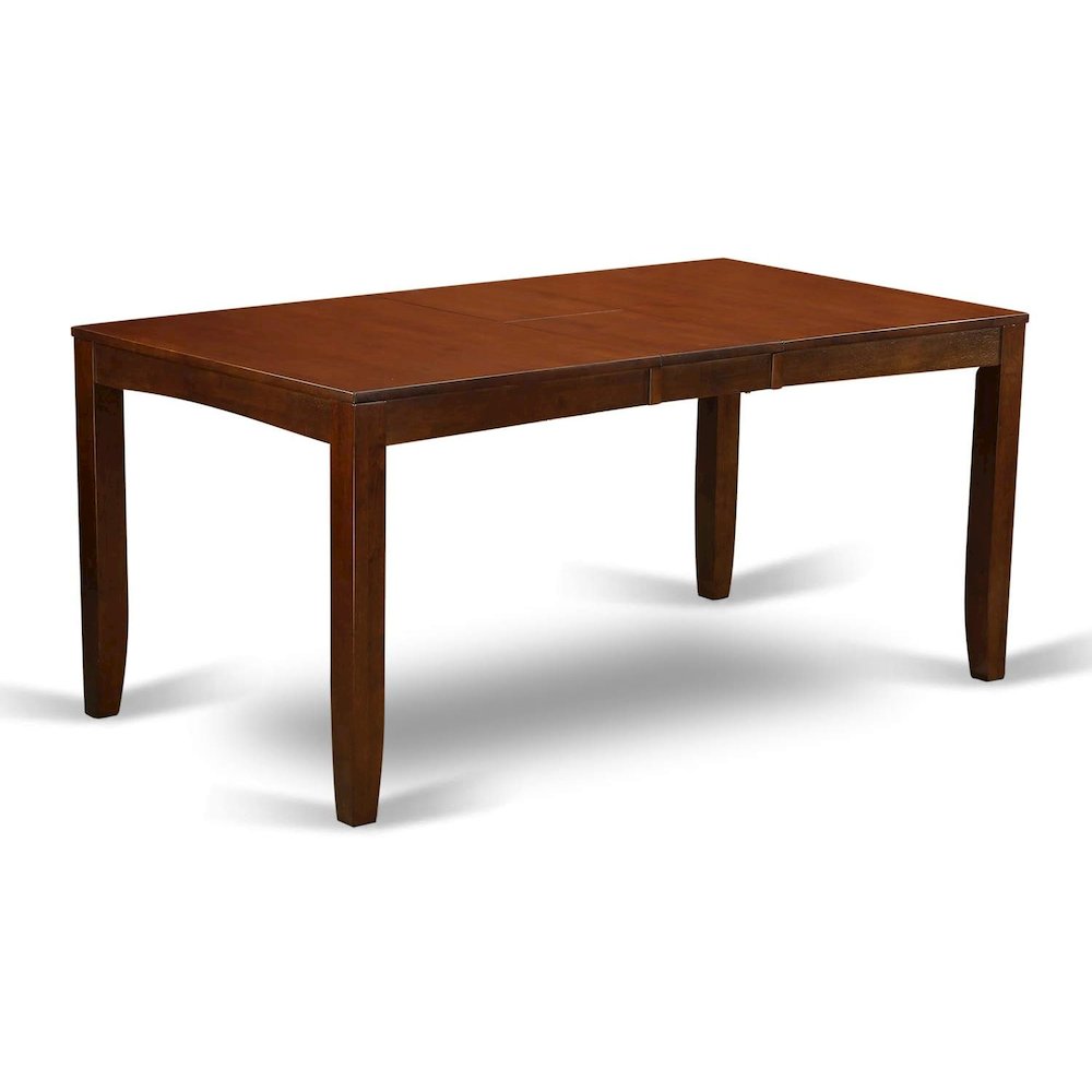Espresso Kitchen Table and Chairs Set, 7 Pc Dining Table Set for 6. Picture 5