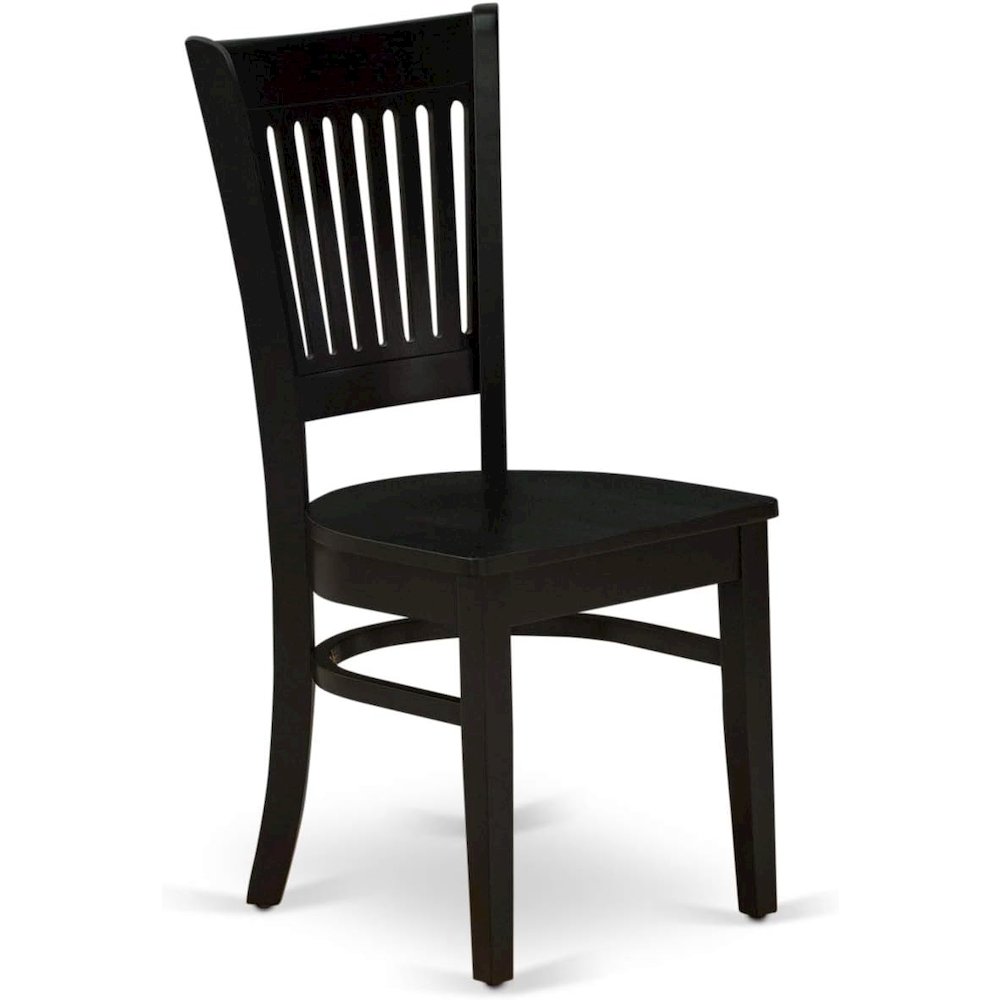 Black 5 Pc Breakfast Nook Table Set, Kitchen Table and Chairs for 4. Picture 5