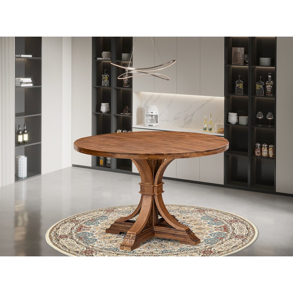 Wood Dinner Table. Picture 2
