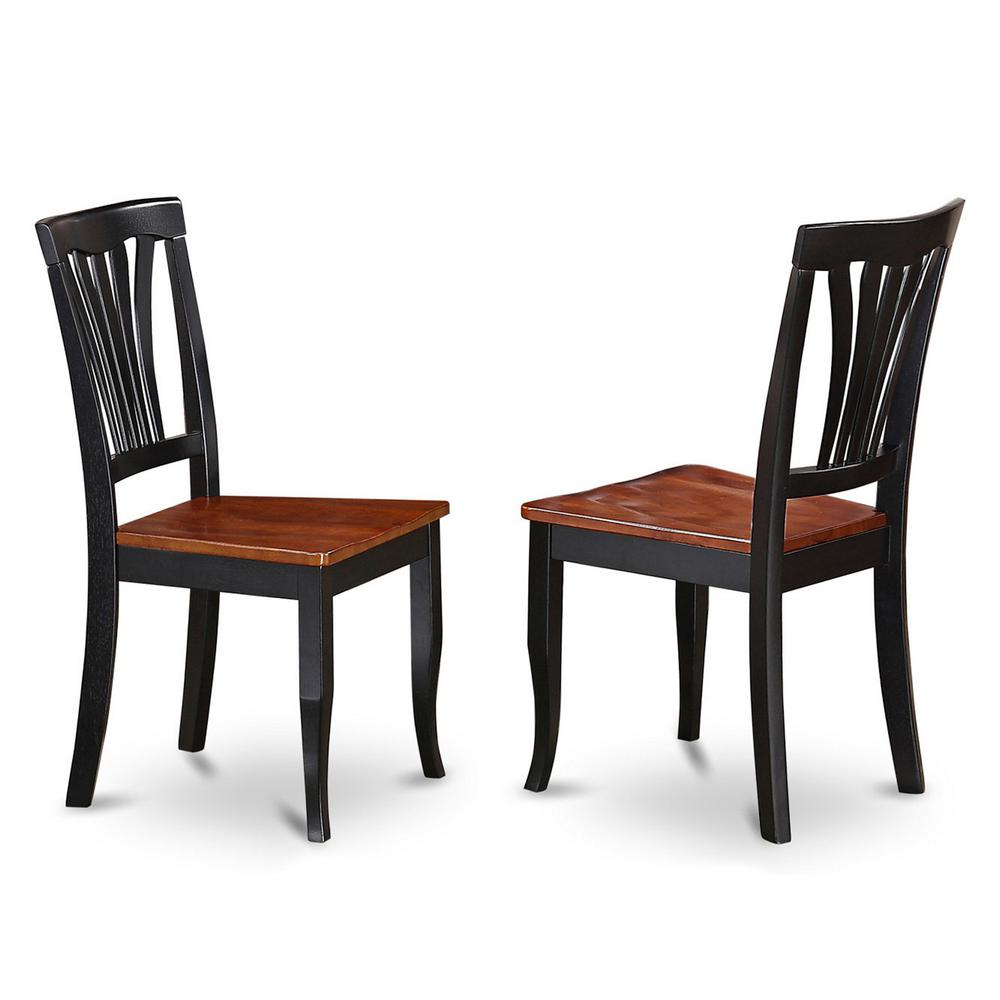 Dining Room Set Black & Cherry, DOAV7-BCH-W. Picture 4