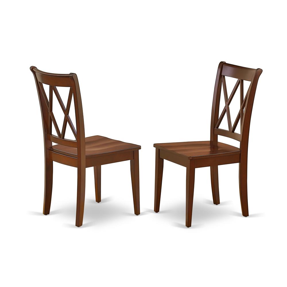 Dining Room Set Mahogany, NOCL3-MAH-W. Picture 4