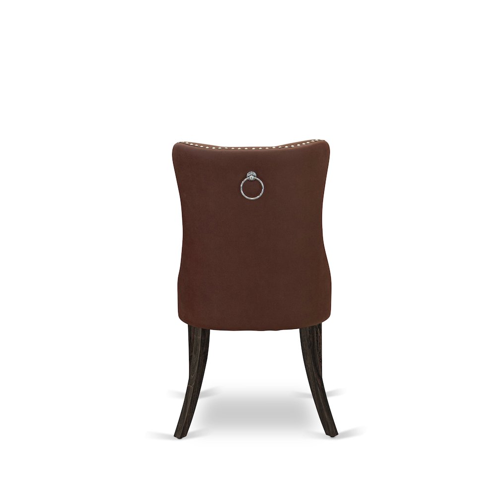 7 Piece Dining Table Set Consists of a Rectangle Rustic Wood Table. Picture 15