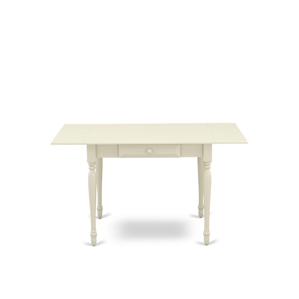 3 Piece Kitchen Table Set Consists of a Rectangle Dining Table with Dropleaf. Picture 6