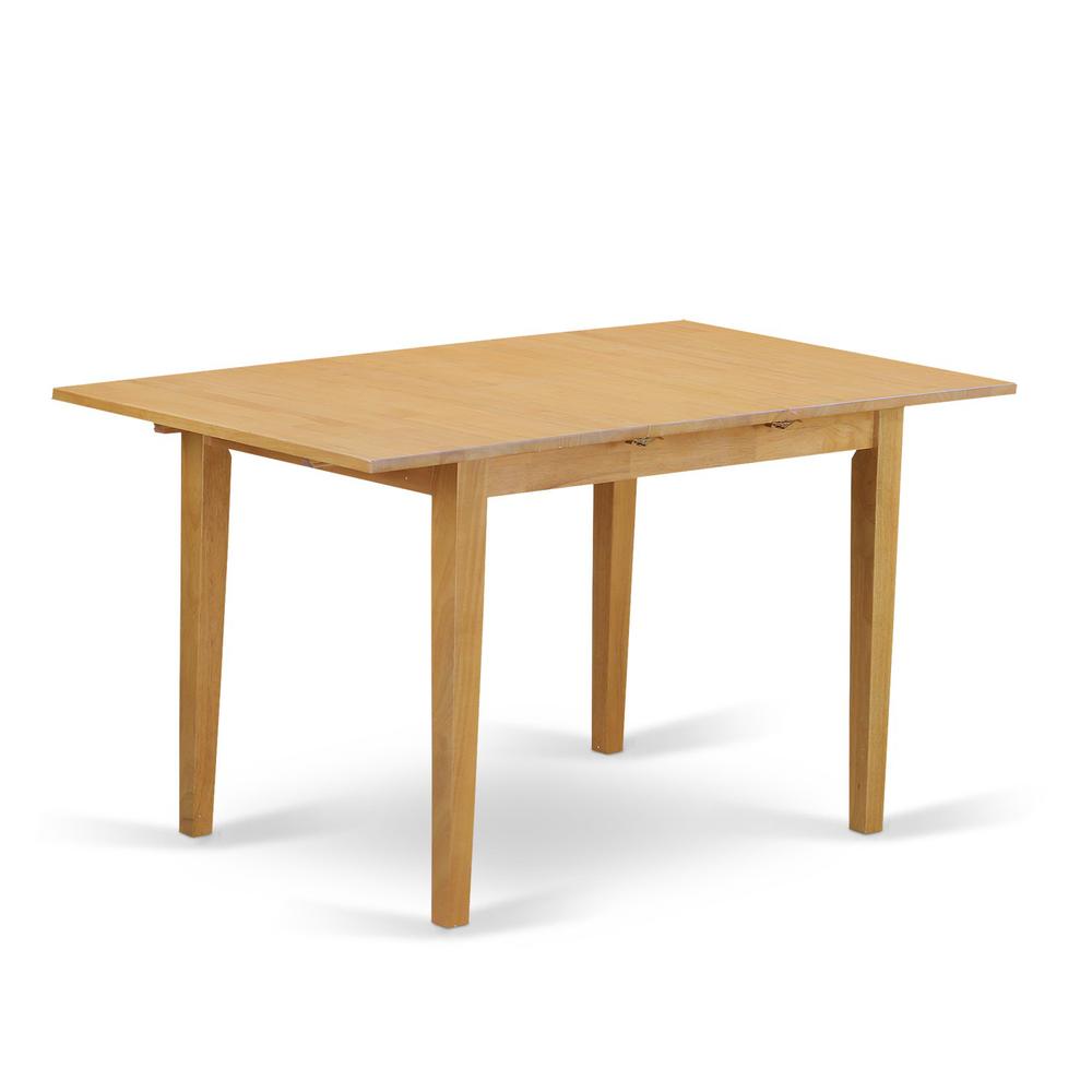 NOVA3-OAK-C 3 Pc Dining room set - small Dining Table and 2 dinette Chairs. Picture 3