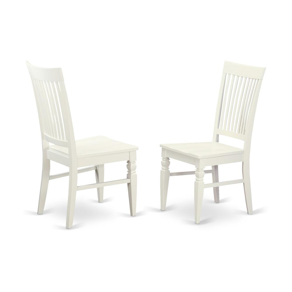 Dining Room Set Linen White, VAWE9-LWH-W. Picture 4