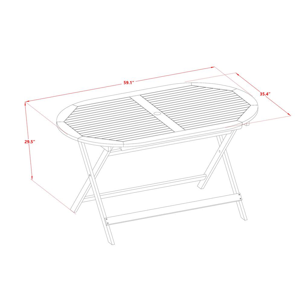 7 Piece Patio Dining Set. Picture 5