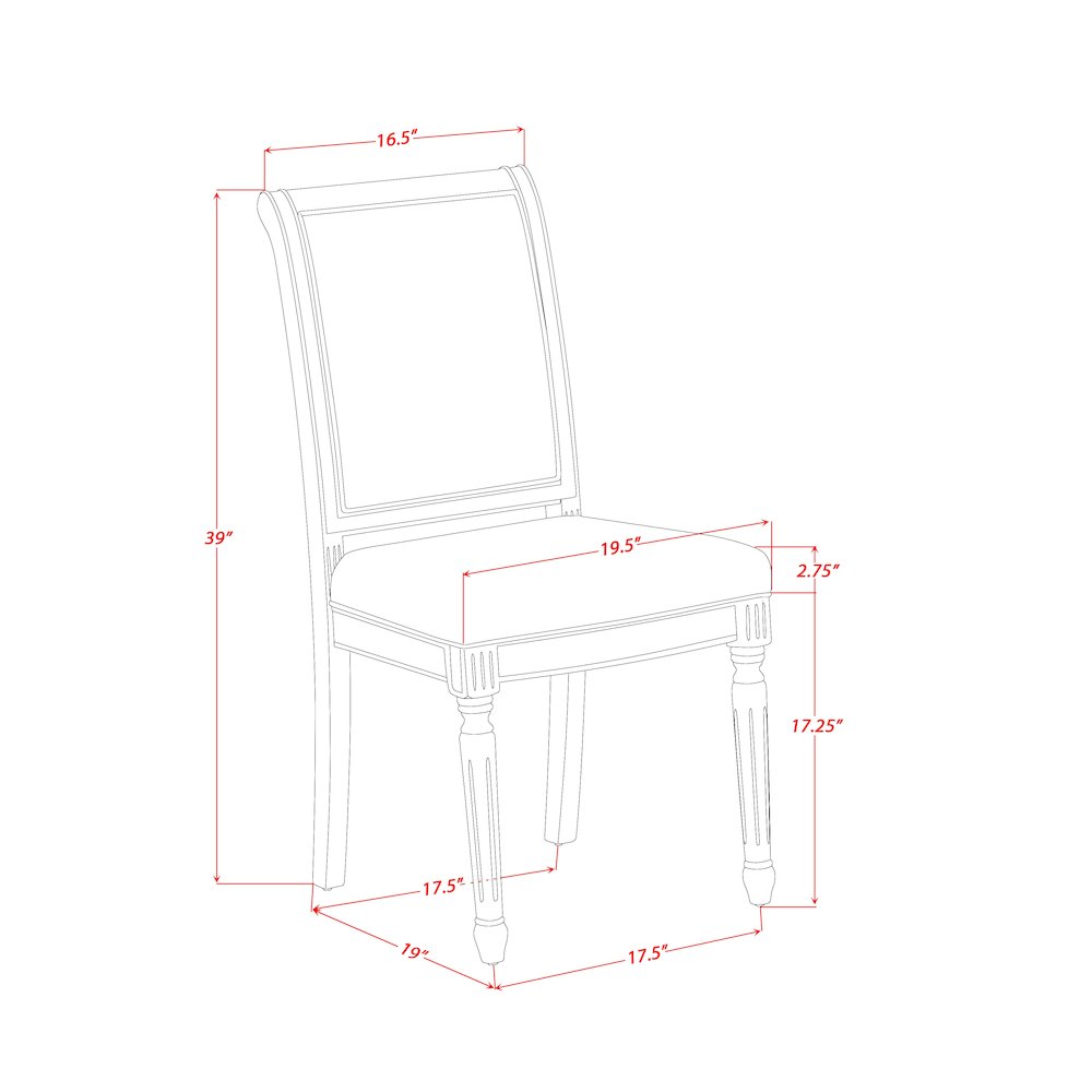 5 piece Kitchen Table Set a Modern Dining Table and 4 Dining Room Chairs. Picture 7