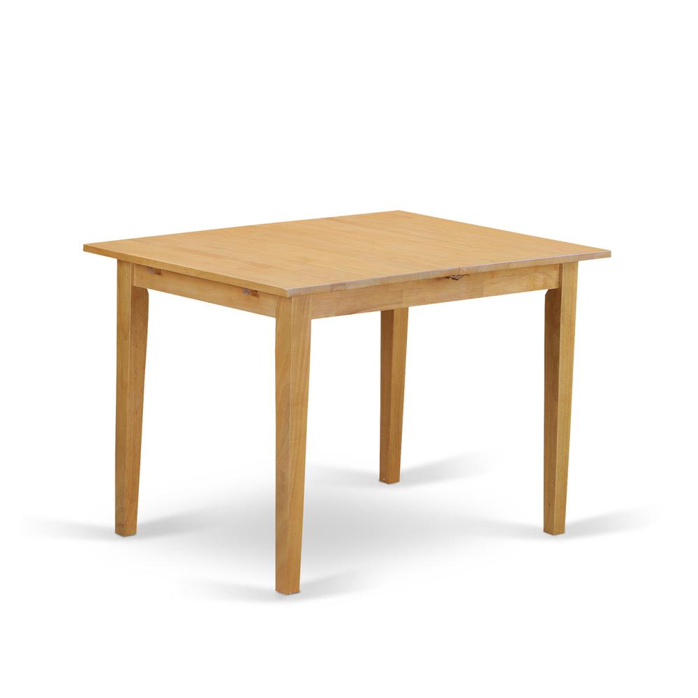 NOVA5-OAK-C 5 PC Table and Chairs set - Kitchen dinette Table and 4 Kitchen Dining Chairs. Picture 4