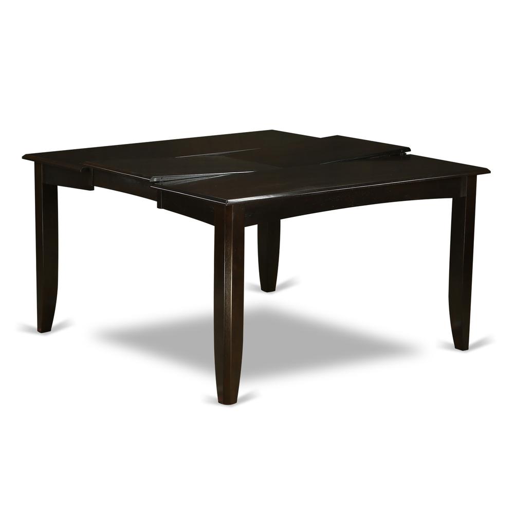 PFAN9-CAP-C 9 Pc Dining room set-Square gathering Table with Leaf and 8 Dining Chairs. Picture 4