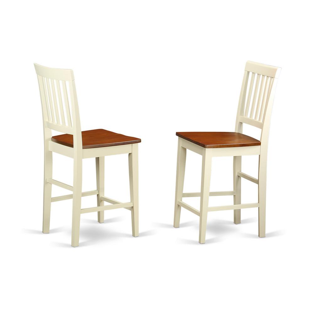 3  Pc  pub  Table  set-Square  pub  Table  and  2  counter  height  Chairs. Picture 3