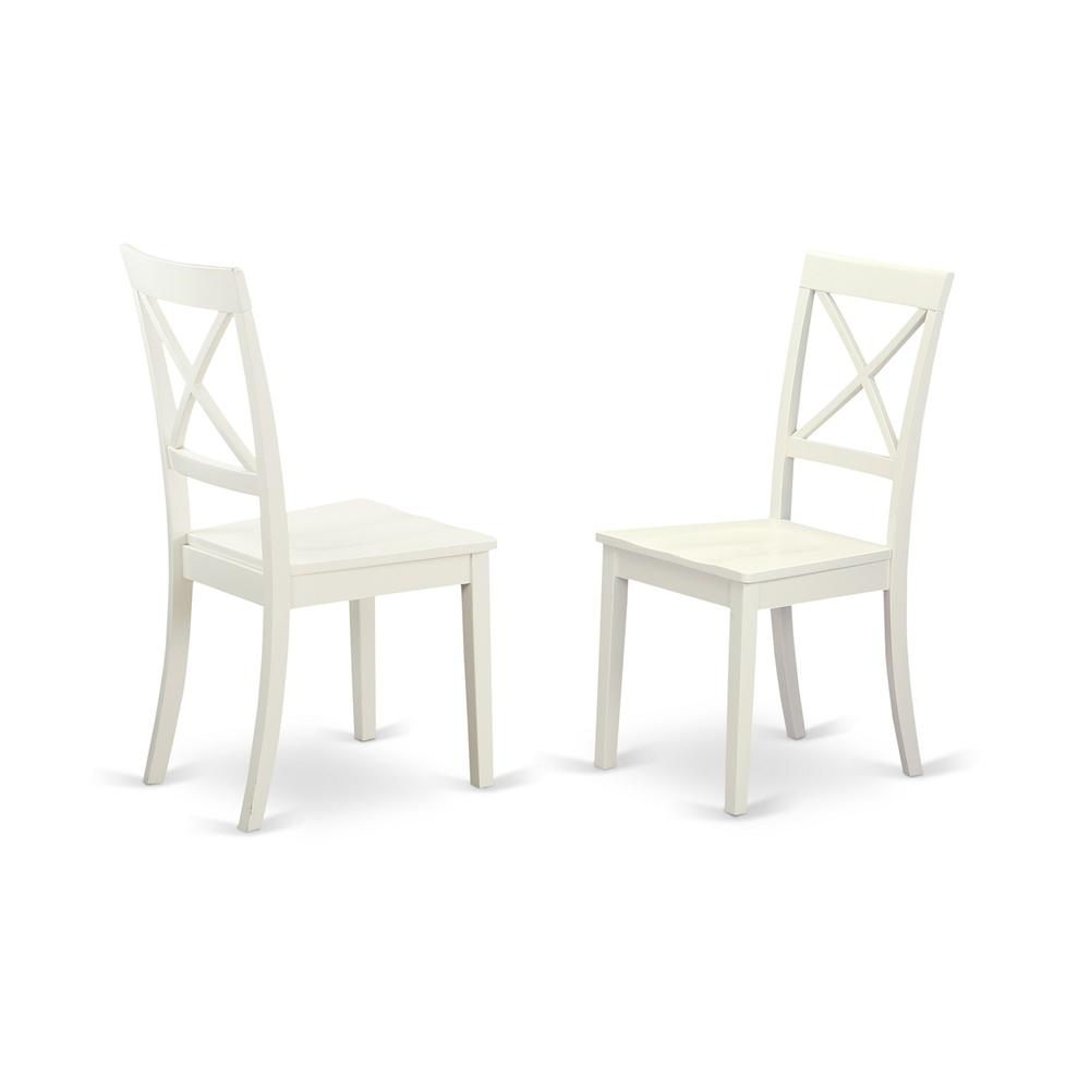 Dining Room Set Linen White, AVBO7-LWH-W. Picture 4