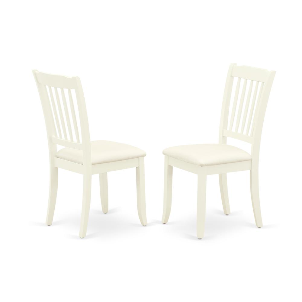 Dining Room Set Linen White, DODA5-LWH-C. Picture 4