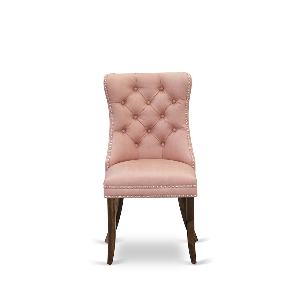 9 piece Mid Century Dining Table Set of a Kitchen Table and 8 Dinner Chairs. Picture 4