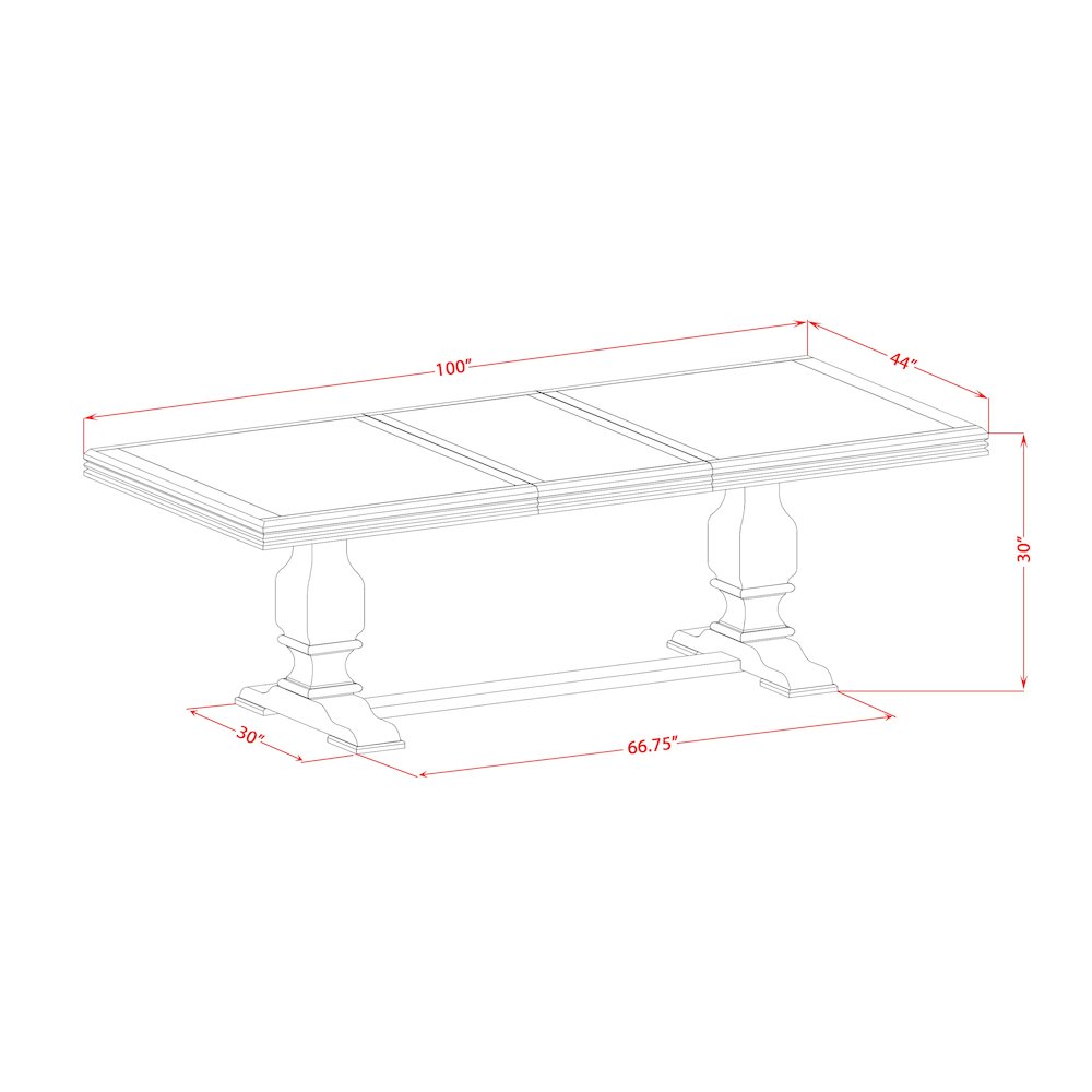 7 Pieces Kitchen table Set a Rectangular Dining Table and 6 Kitchen Chairs. Picture 6