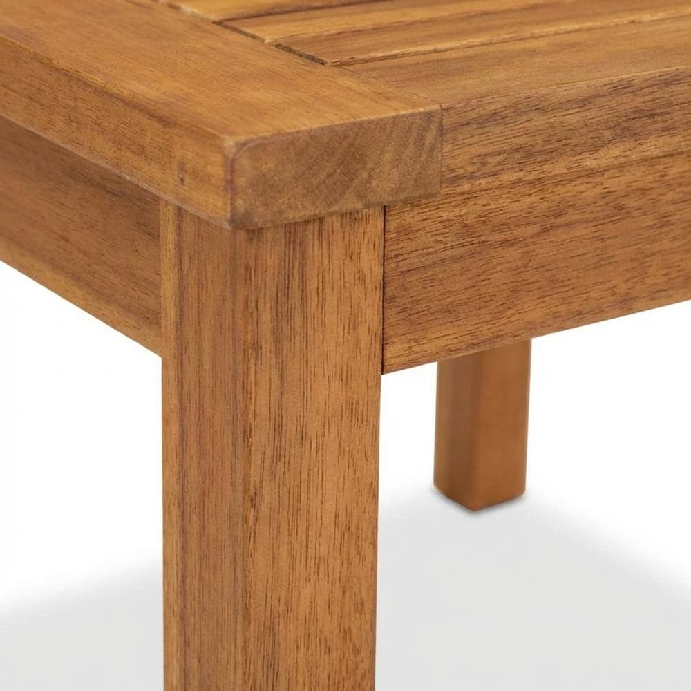 3-Piece Outdoor Coffee Table Set Oil Finish Durable Wood. Picture 5