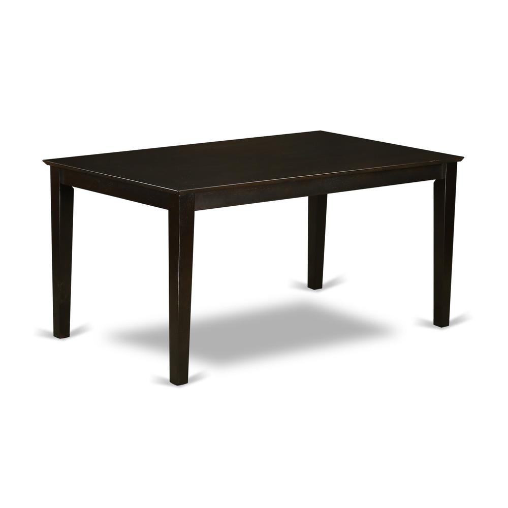 CAPF6-CAP-C 6 PC Kitchen Table with bench set-Dinette Table and 4 Kitchen Chairs and Bench. Picture 3