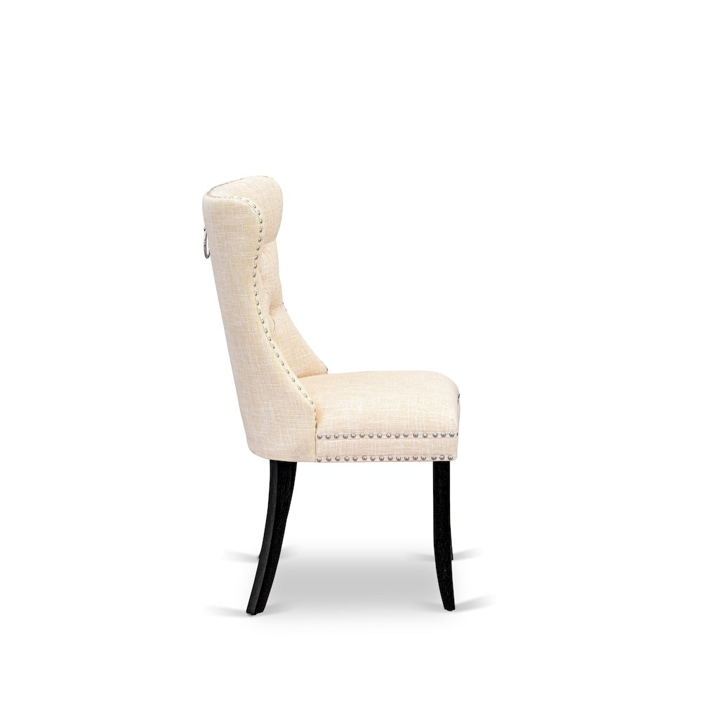 5 Piece Dining Set Contains a Rectangle Wooden Table with Butterfly Leaf. Picture 15