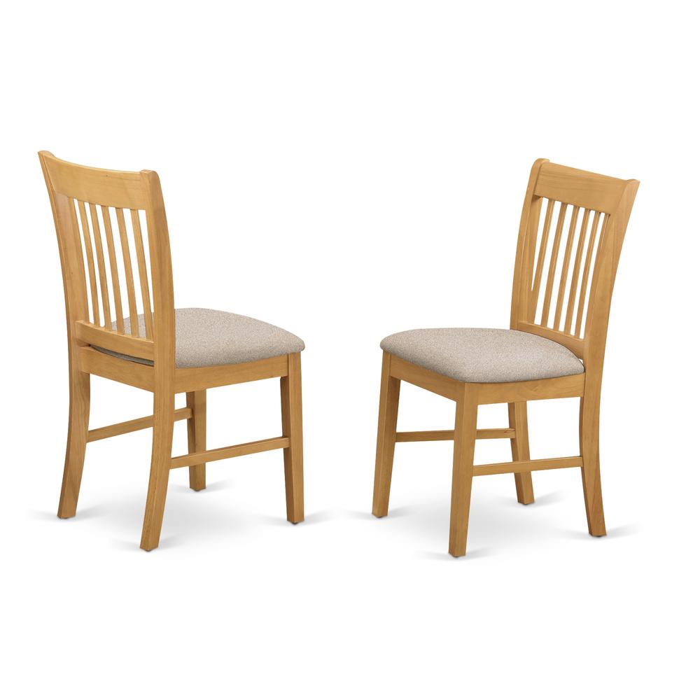 OXNO5-OAK-C 5 PcKitchen Table set - breakfast nook Table and 4 Kitchen Dining Chairs. Picture 4