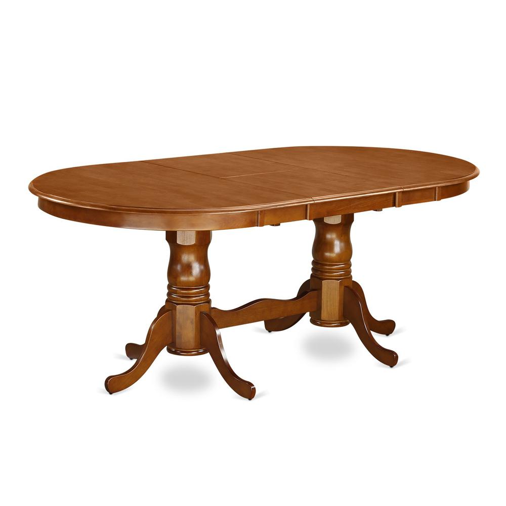 PLNA5-SBR-C 5 PC Dining room set-Dining Table and 4 Dinette Chairs. Picture 3