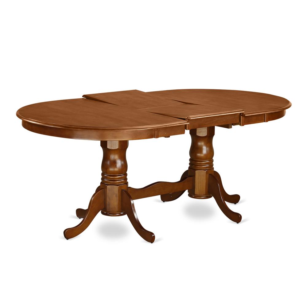 PLNA5-SBR-C 5 PC Dining room set-Dining Table and 4 Dinette Chairs. Picture 4
