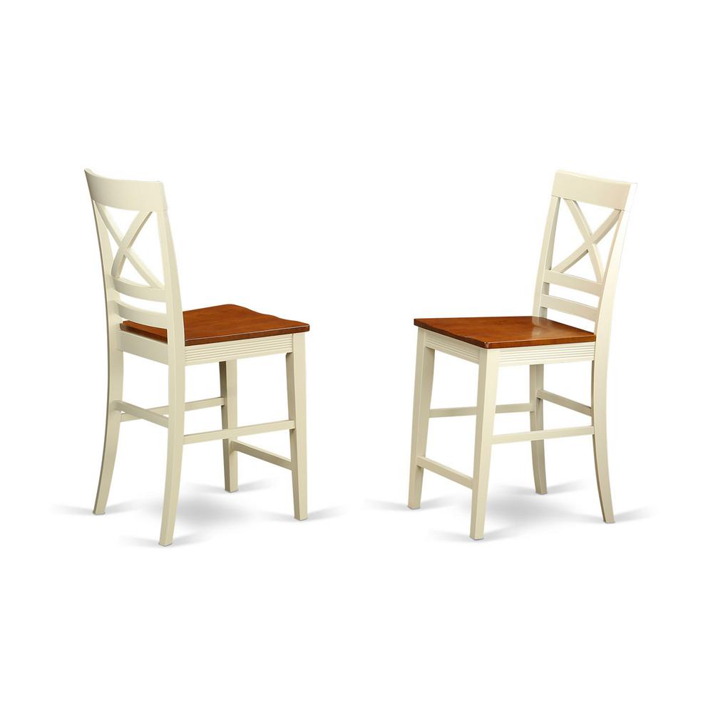 3  Pc  counter  height  pub  set-pub  Table  and  2  counter  height  Chairs. Picture 3