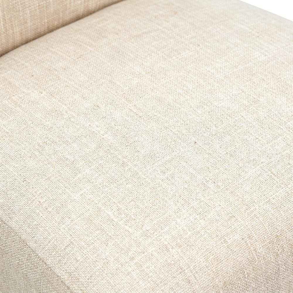 Linen-Upholstered Parsons Dining Chair with High Back for Kitchen Table, Set of 2. Picture 7