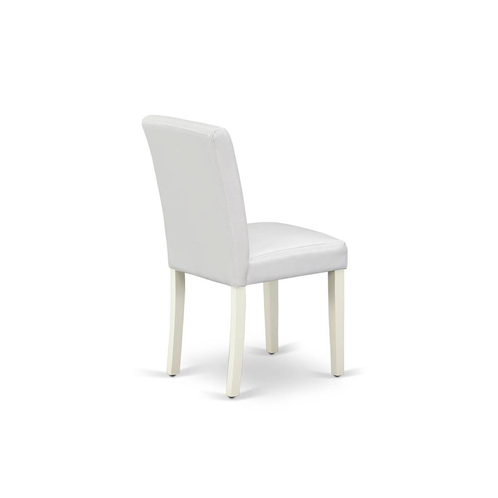 3Pc Round 20/42 Inch Table With 2 11-Inch Drop Leaves And 2 Parson Chair. Picture 13