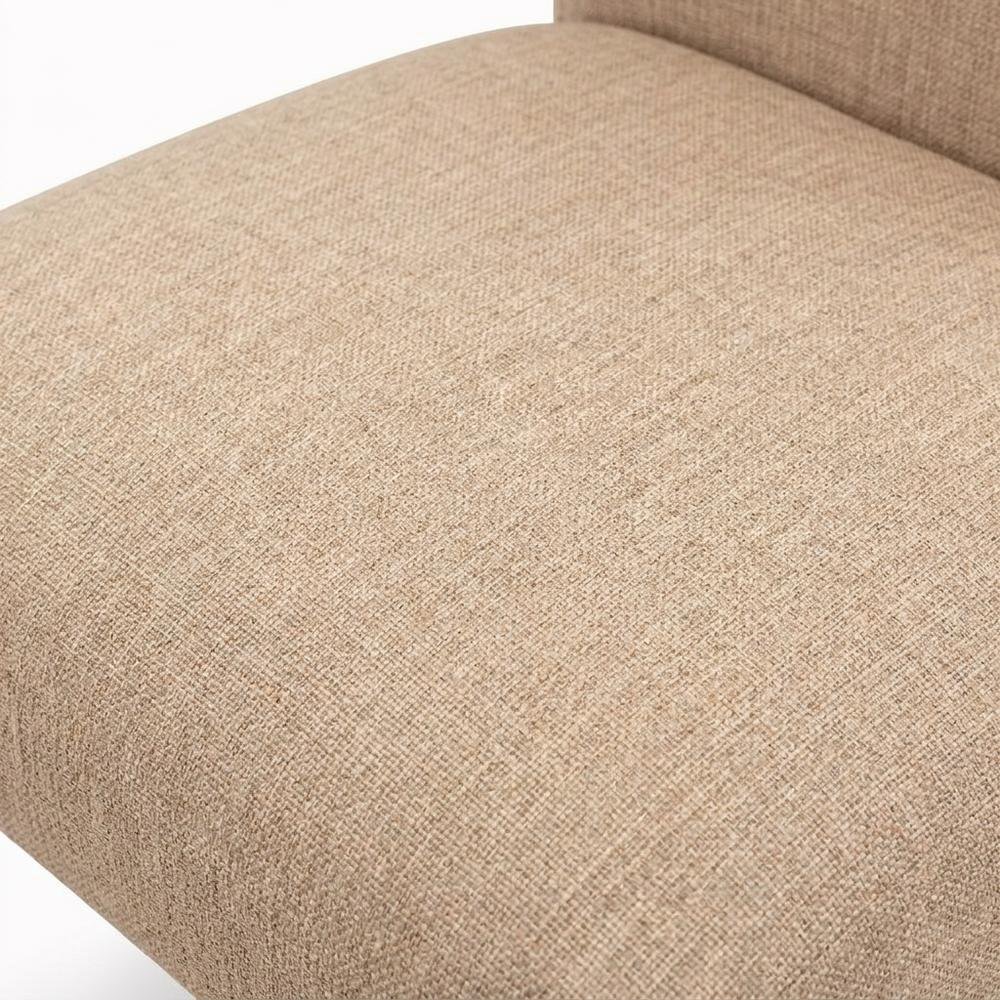 Solid Wood Linen Upholstered High-Back Parsons Dining Chairs, Set of 2. Picture 7