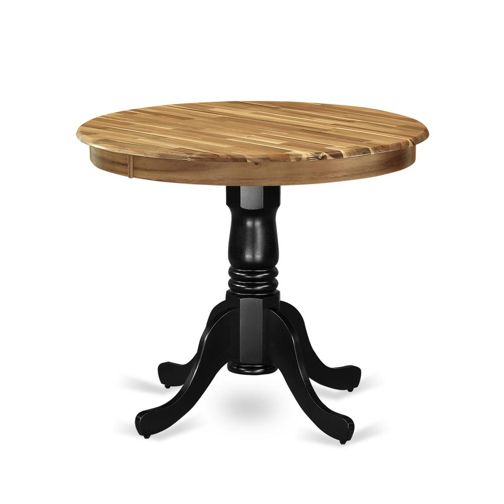 Dining Table Natural & Black, AMT-NBK-TP. Picture 1
