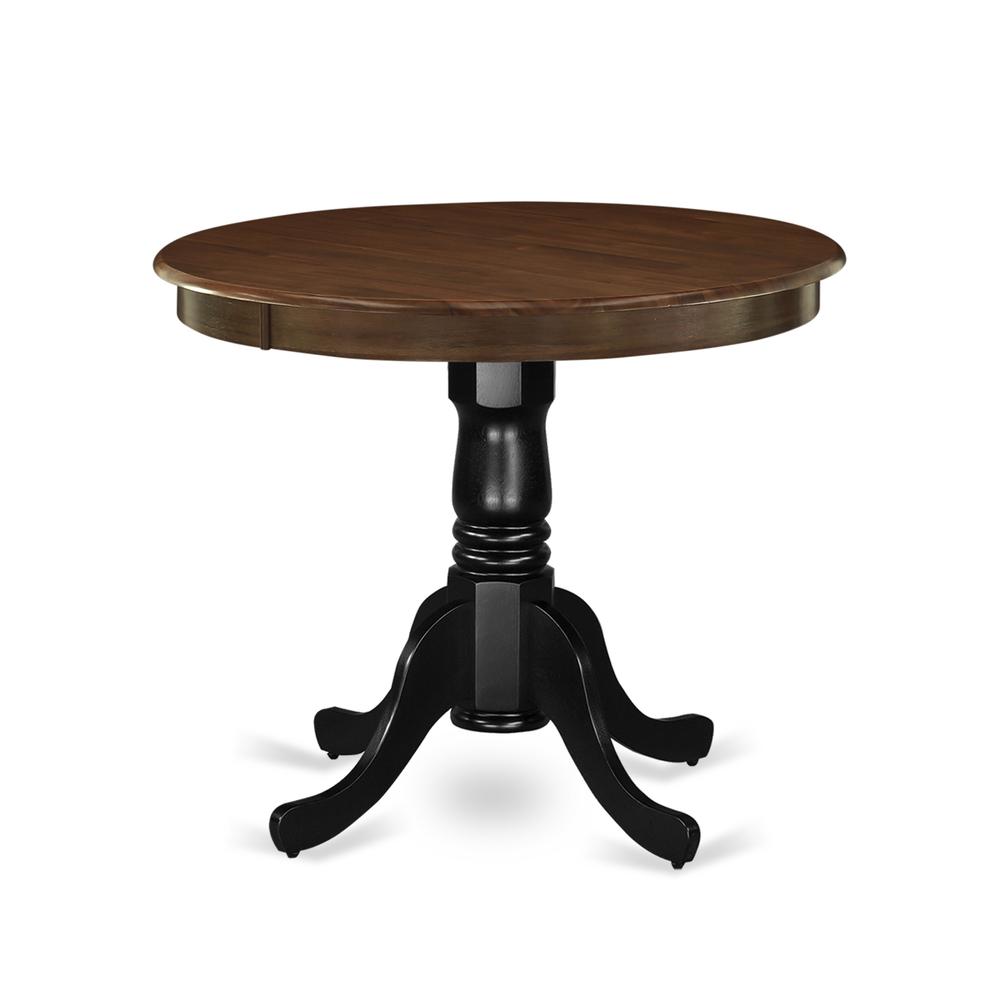 Dining Table Oak & Black, AMT-WBK-TP. Picture 1