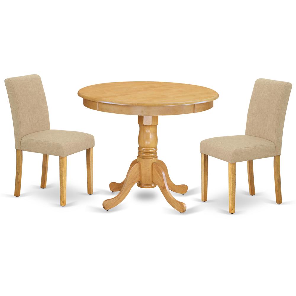 Dining Room Set Oak, ANAB3-OAK-04. Picture 1