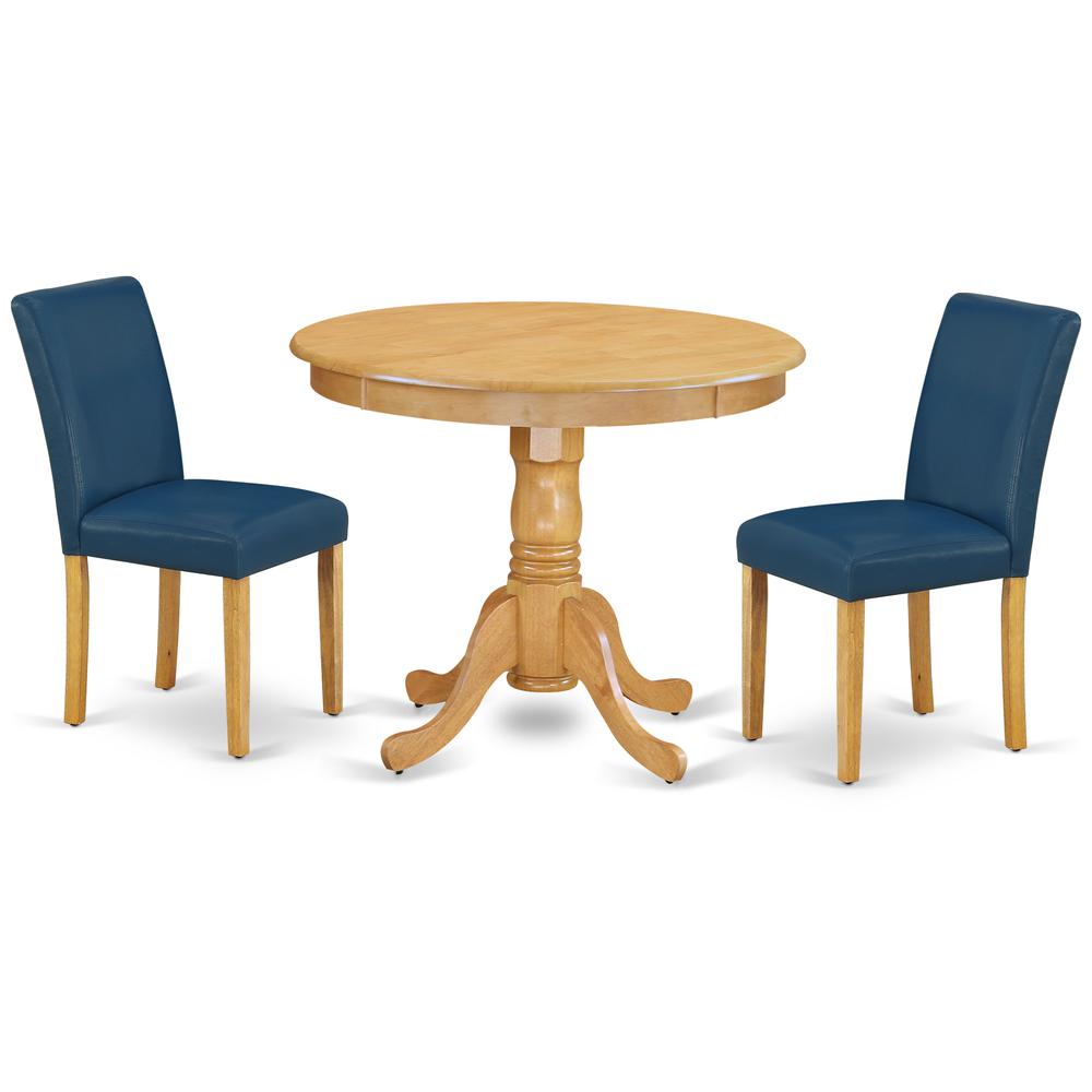 Dining Room Set Oak, ANAB3-OAK-55. Picture 1