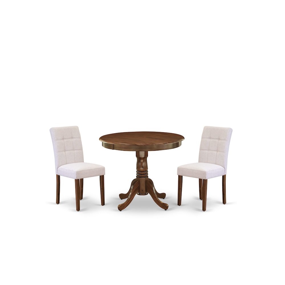 3 Piece Kitchen Dining Table Set contain A Modern Table. Picture 1