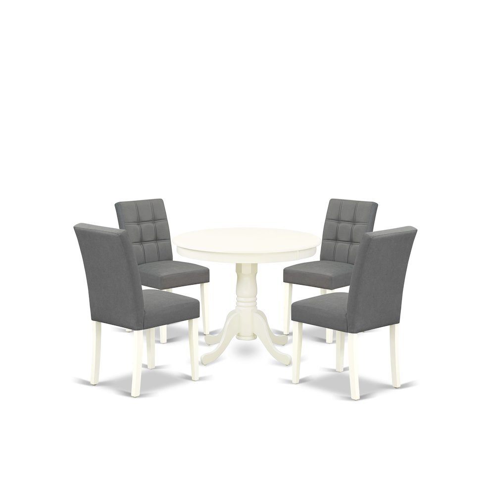 5 Piece Dining Table Set contain A Dinner Table. Picture 1